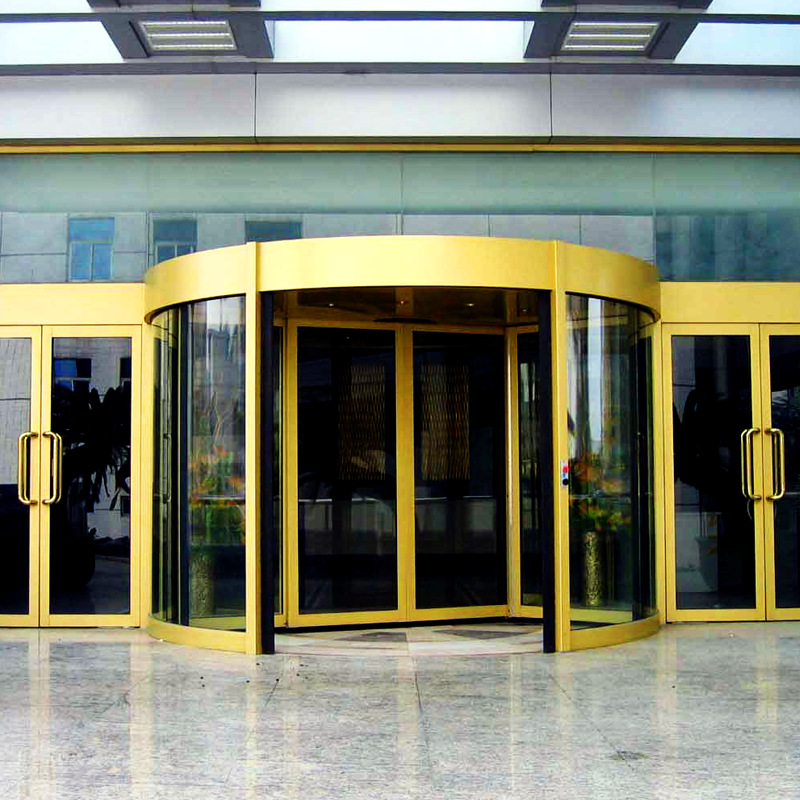 Hotel Revolving Door, Shopping Mall, Office Building Revolving Door, Two-Wing Three-Wing Revolving Door, Manual Electric Business Building Revolving Door