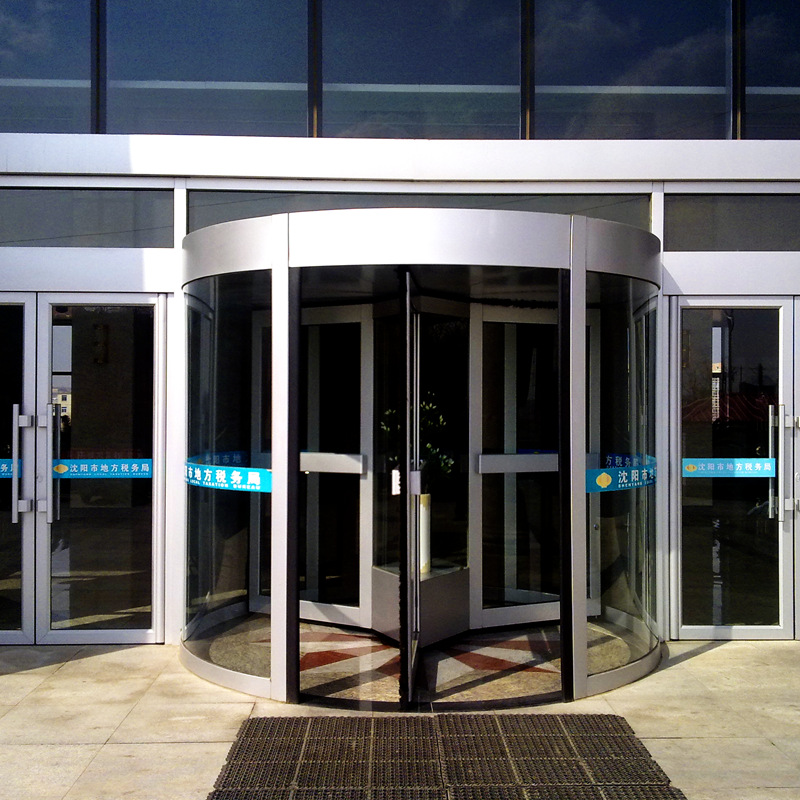 Hotel Revolving Door, Shopping Mall, Office Building Revolving Door, Two-Wing Three-Wing Revolving Door, Manual Electric Business Building Revolving Door