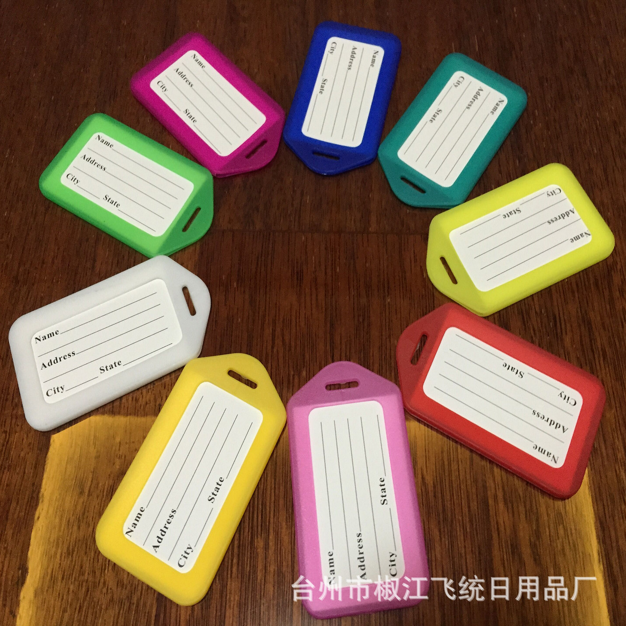Factory direct luggage tag. Aircraft tag. Suitcase check card boarding card luggage tag 10 color optional