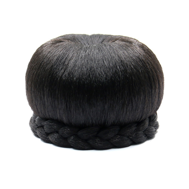European and American wig explosion ball head wig bag Korean jewelry seamless hair Women's wig set manufacturers wholesale
