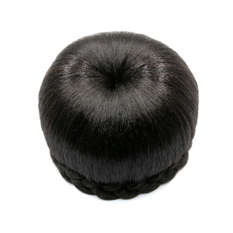European and American wig explosion ball head wig bag Korean jewelry seamless hair Women's wig set manufacturers wholesale