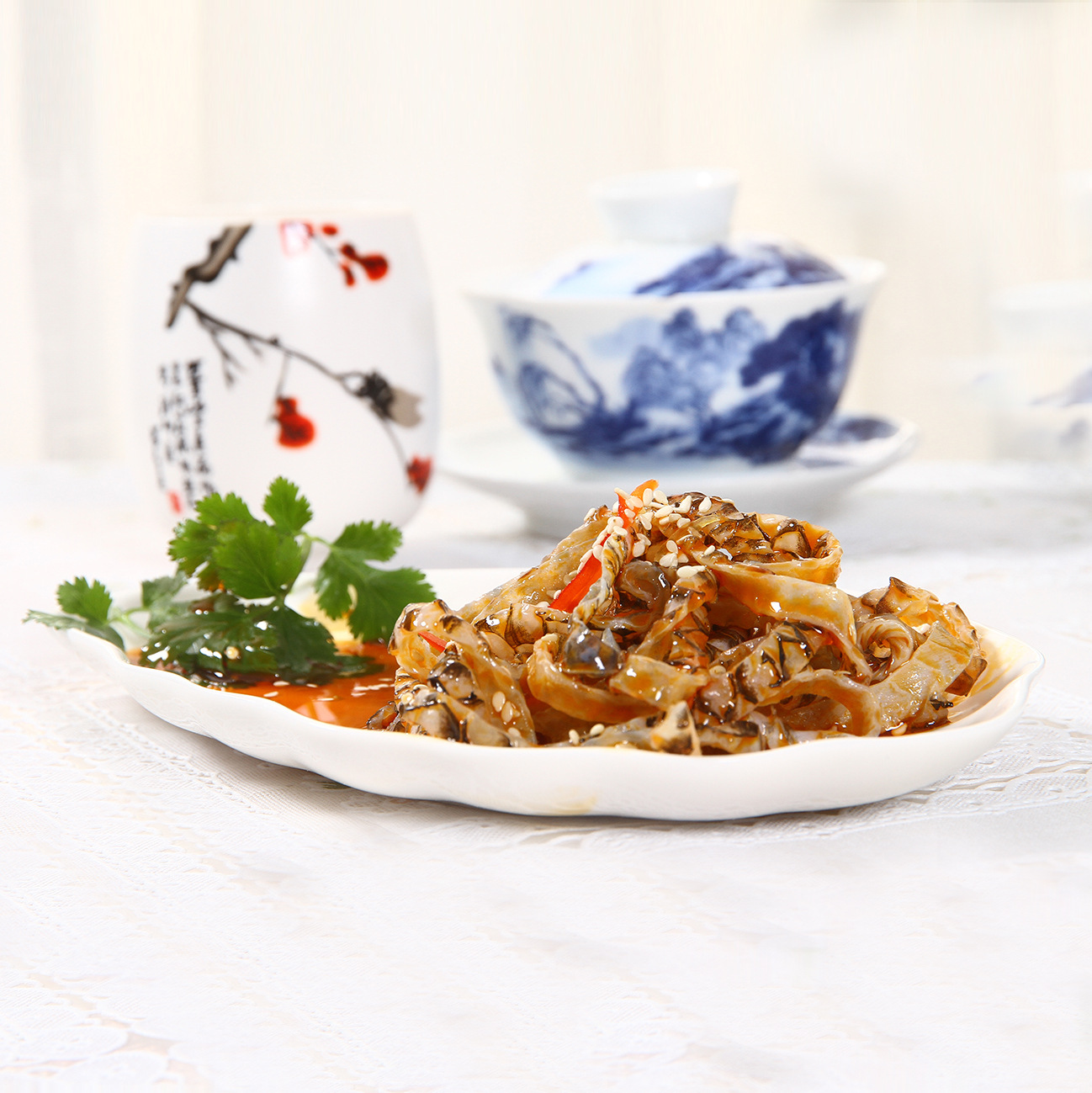 AFI pickled pepper fish skin silk casual cold and mixed snack ingredients factory direct wholesale agent catering semi-finished products prefabricated dishes