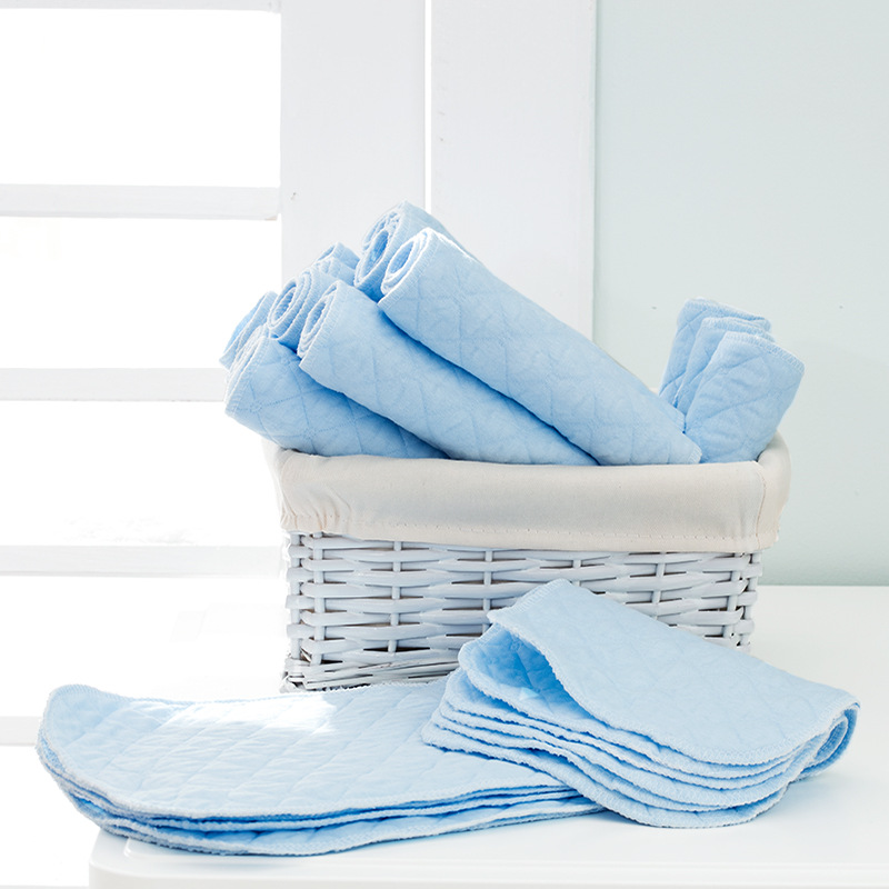 Sunshine chrysanthemum maternal and infant products color three-layer ecological cotton diapers baby diapers absorbent breathable large discount spot