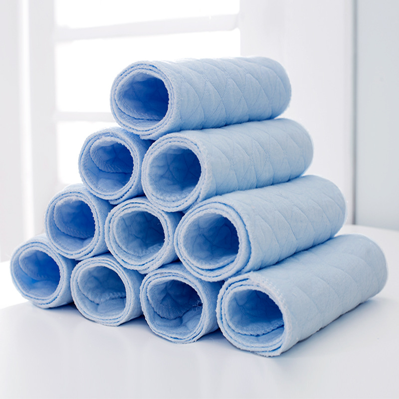 Sunshine chrysanthemum maternal and infant products color three-layer ecological cotton diapers baby diapers absorbent breathable large discount spot