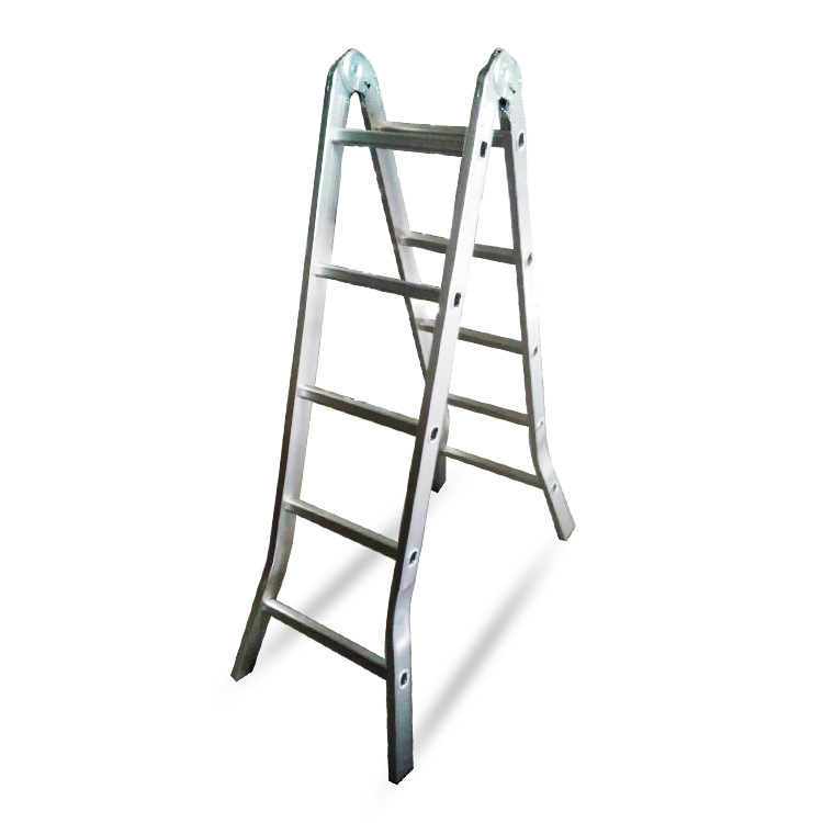 Non-rivet Joint Ladder Herringbone Ladder Household Ladder Multifunctional Folding Ladder Aluminum Alloy Ladder