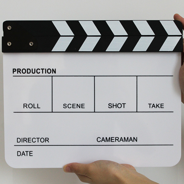 Movie Clapboard Black and White Acrylic Full English Free Shipping Yx-4H