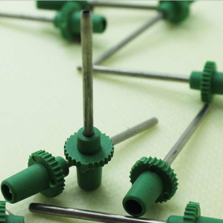 Factory Direct green plastic basketball football volleyball ball air needle ball needle inflatable needle