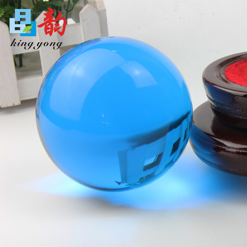 P lake water blue color head color crystal ball magic photography props 30-300mm size color complete