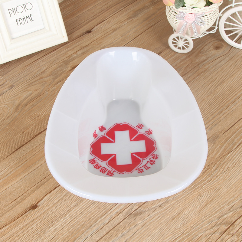 Large Simple Thickeneded Potty for the Elderly, Paralyzed Bed Care Products, Men's and Women's Toilet, Large Potty Toilet