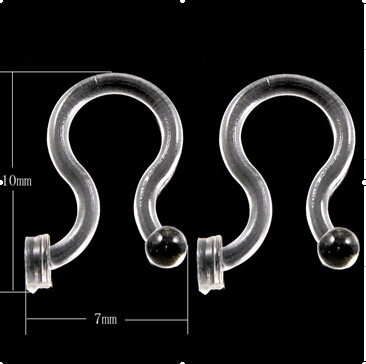 Factory Transparent U Clip Transparent Ear Bone Clip Non-discolored Ear Clip Ear Clip Nose