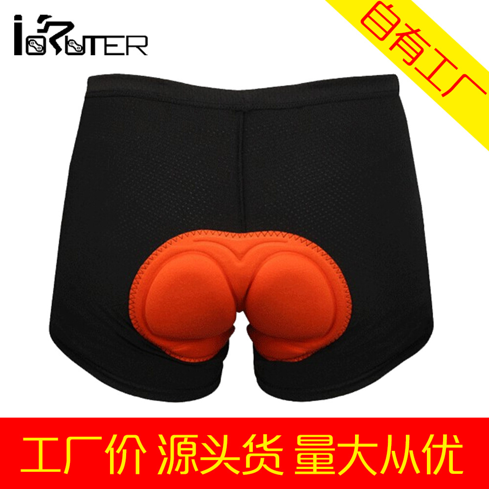 Cycling Underwear Shock Absorption Breathable Moisture Wicking Four Seasons Running Bicycle Quick-drying Silicone Sponge Shorts
