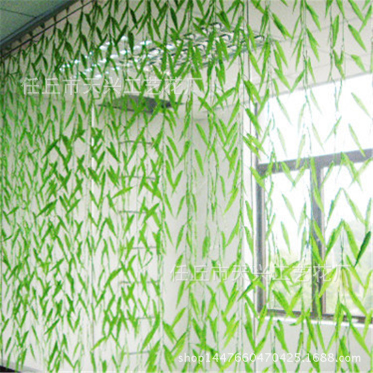 Искусственные цветы из лозы и веток ивовых листьев для декора, вьющиеся листья и цветы для дома и магазина