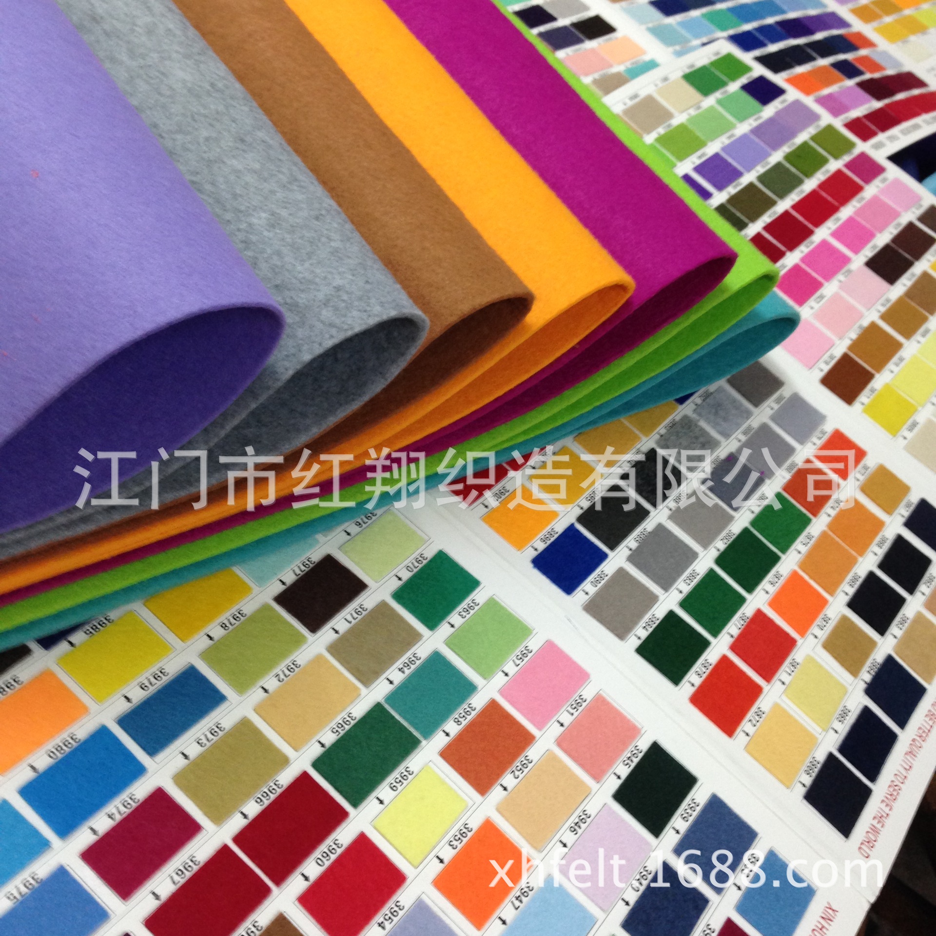 Factory Direct 1MM thick color kindergarten children's handmade DIY decorative background non-woven felt cloth