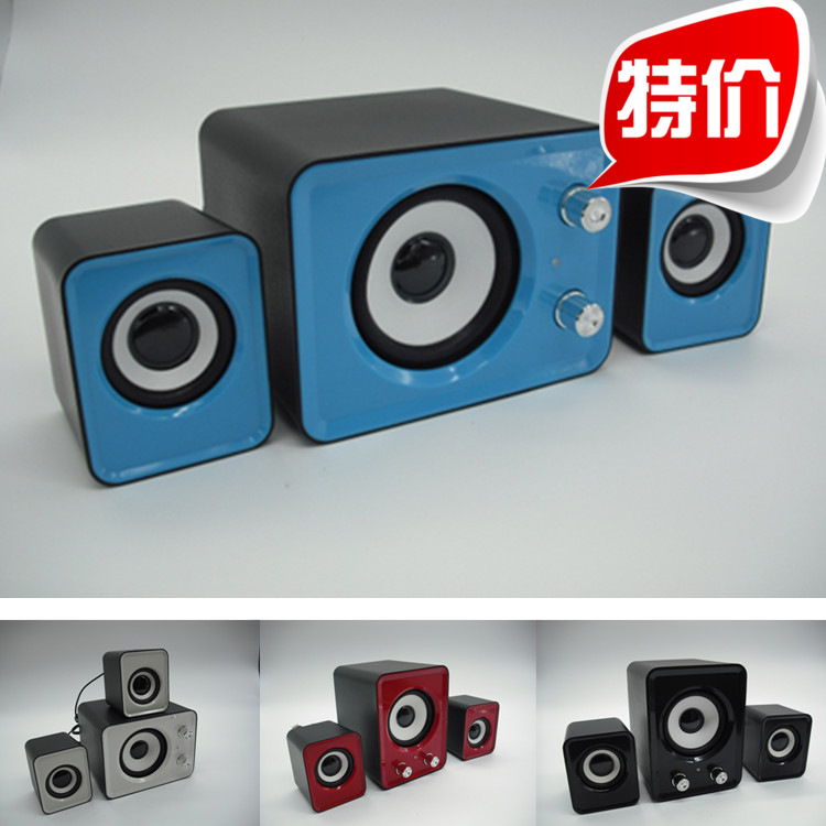 FT202 laptop desktop computer small speaker 2.1 Multimedia mini stereo mobile phone subwoofer stereo