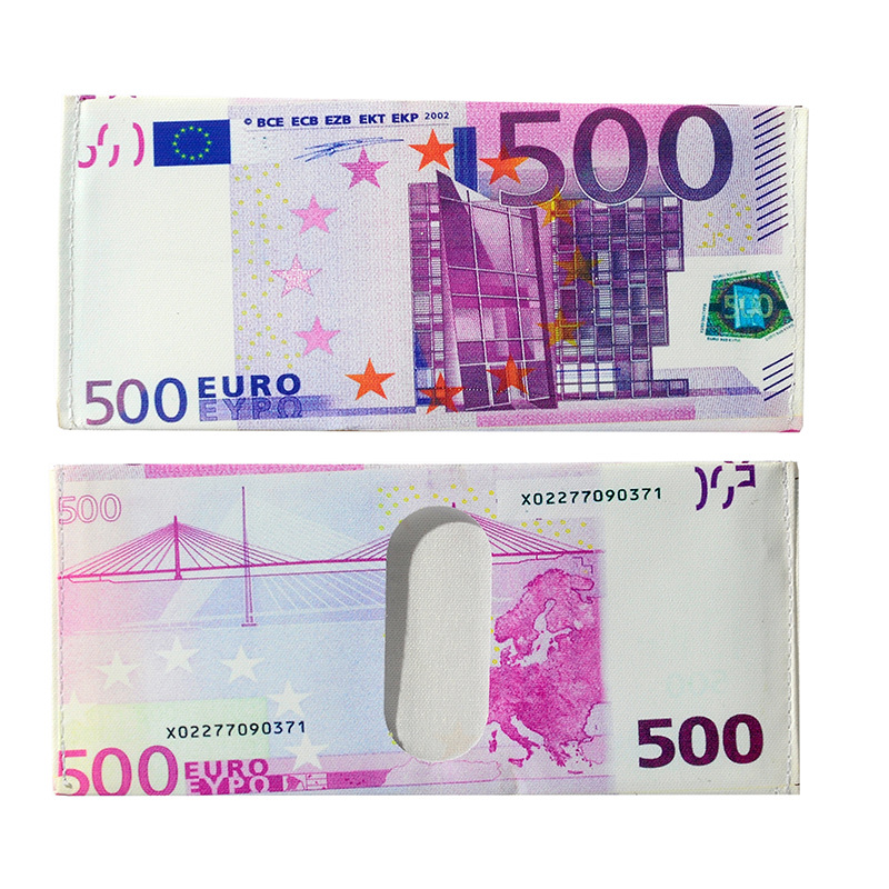 Фабричный Прямой Креативный Кошелек С Узором Денежной Купюры Модный Популярный Фабричный Студенческий Мужской и Женский Красивый Деньги Сумка