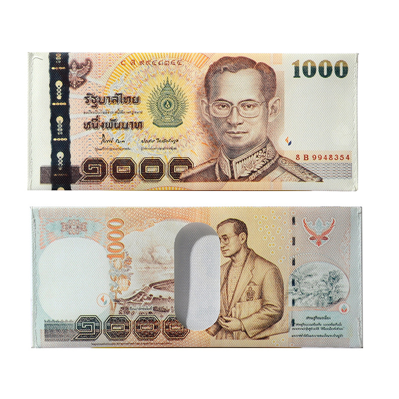 Factory Direct Creative Banknote Coin Pattern Wallet Fashion Popular Factory Student Male and Female Beauty Money Bag