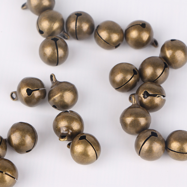 2025 однословный медный колокол, универсальные DIY ювелирные аксессуары, колокол, рождественский колокол для домашних животных, бронзовый производитель оптовой продажи
