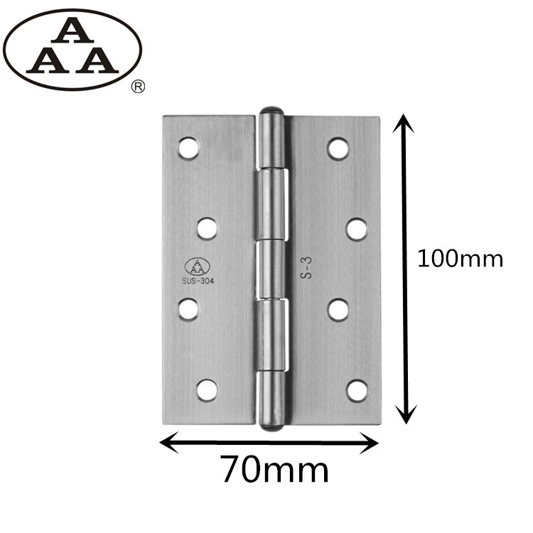 Factory direct hinge 304 stainless steel hinge 1-4 inch slotted door thickened hinge hardware doors and windows