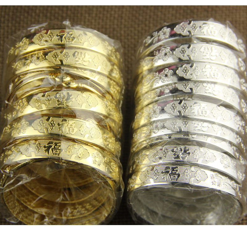 Оптовая продажа браслетов Miaoyin, открытый, удачный, серебряный браслет