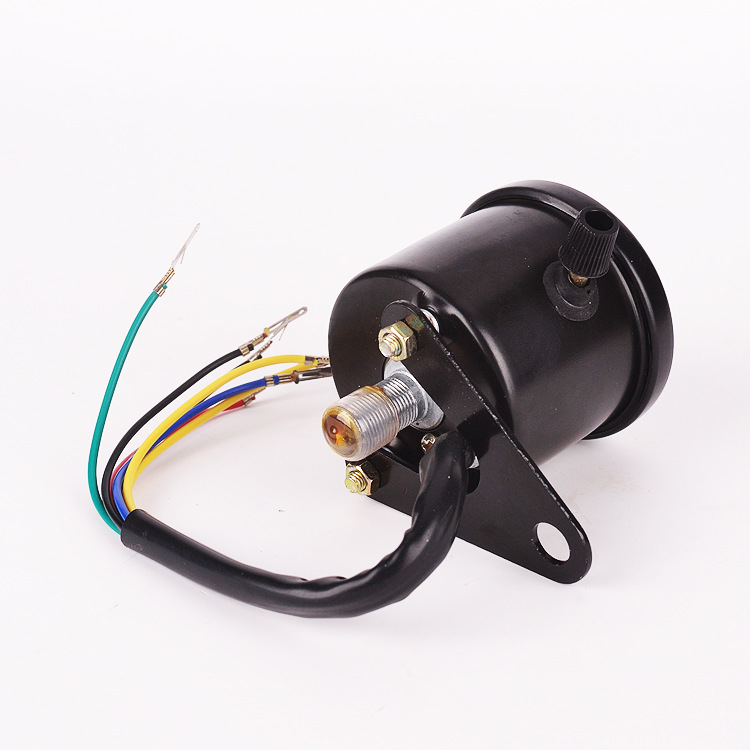 Motorcycle retro modified small meter/LED two-color 70 retro odometer monkey meter with indicator light