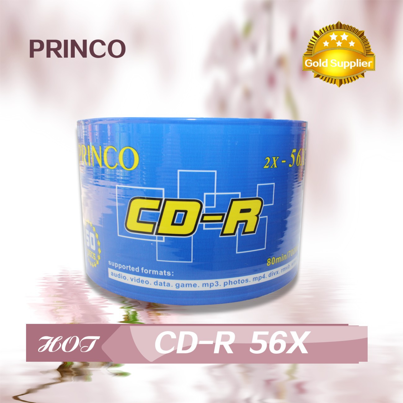 Great deal!!! PRINCO brand CD disc 52X blank disc disc making crown