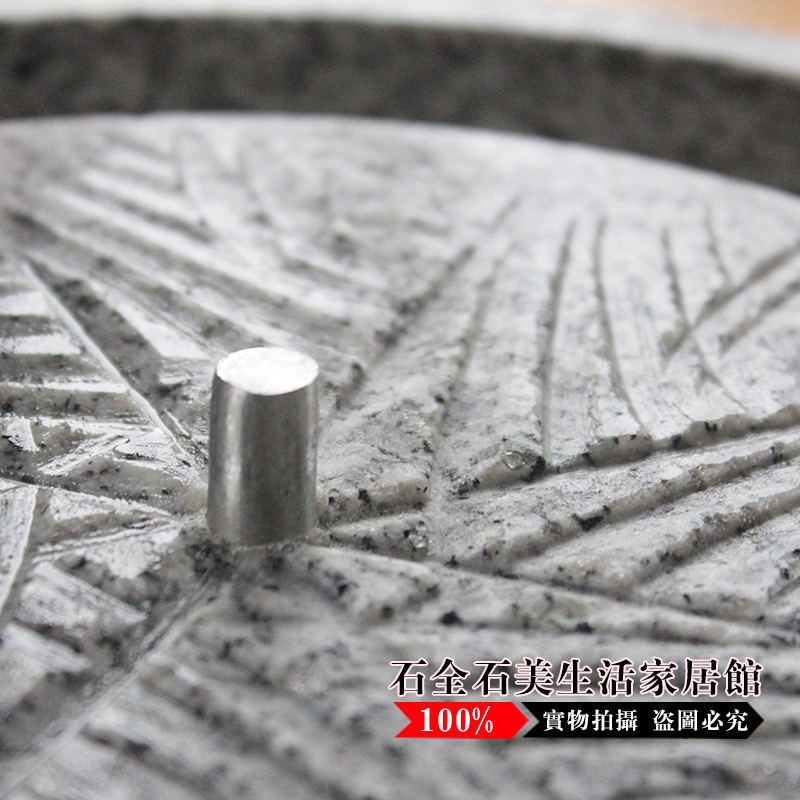 Natural Mashi 20*30 Old Mill Disc Handmade Rice Noodle Machine Hand Soybean Milk Machine Small Stone Mill Household Fine Wooden Selection Frame