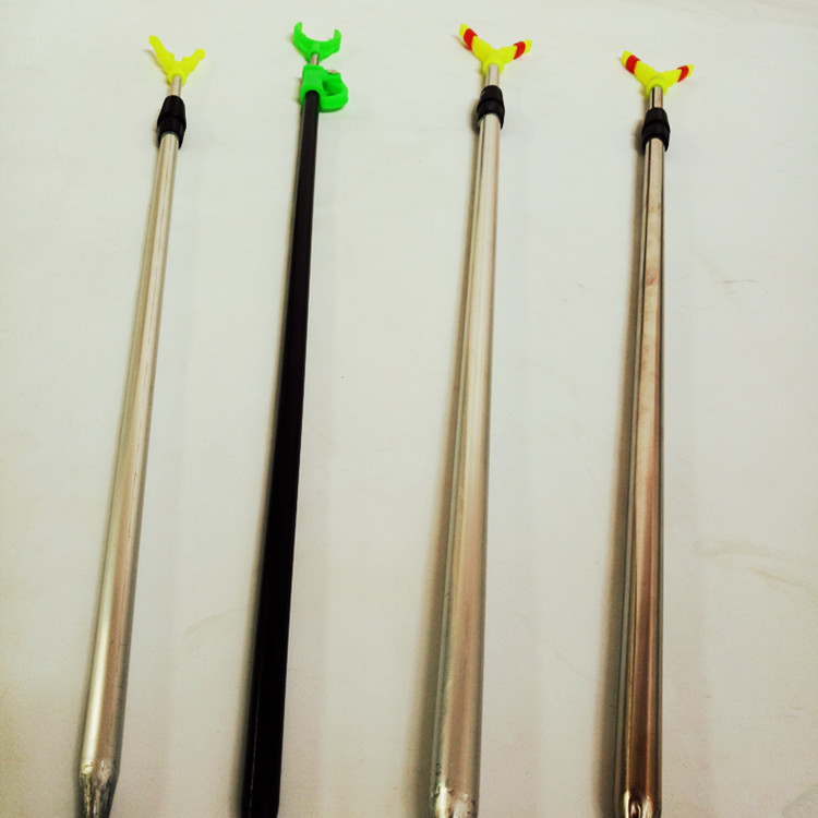 Wholesale fishing rod bracket stainless steel aluminum alloy sea Rod simple bracket ground bracket Rod Y-shaped ultra-short telescopic rod frame