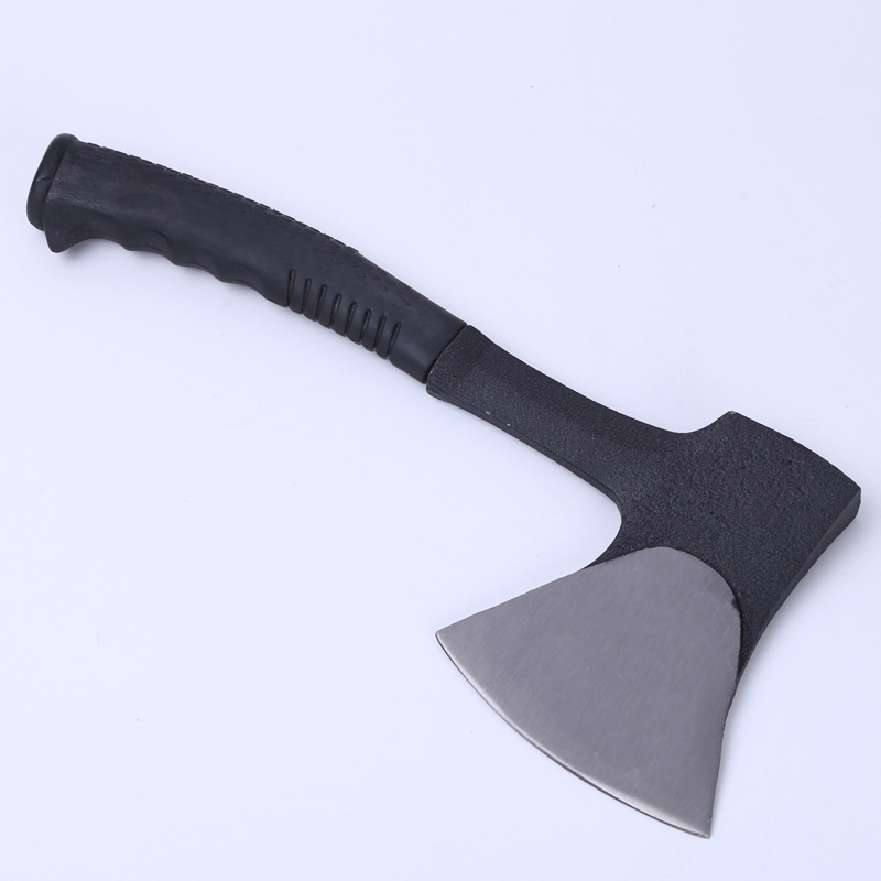 One-piece camping axe plastic-coated hand axe outdoor self-rescue camping hand axe axe