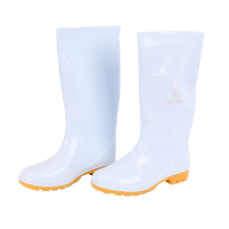 Сапоги Tianjin Litai, белые, высокие, противоскользящие, износостойкие, устойчивые к кислотам и щелочам