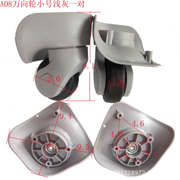 A 80000 wheel trolley suitcase luggage wheel accessories caster silent wheel