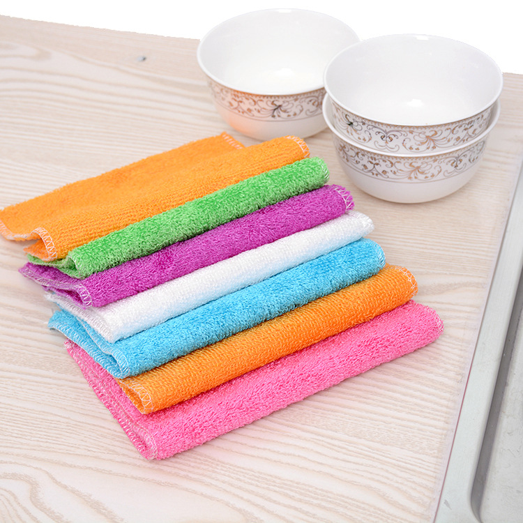 Полотенце 18*23, не прилипает к маслу, 18*16см, кухонное двойное бамбуковое полотенце, 27*30см, оптовая продажа