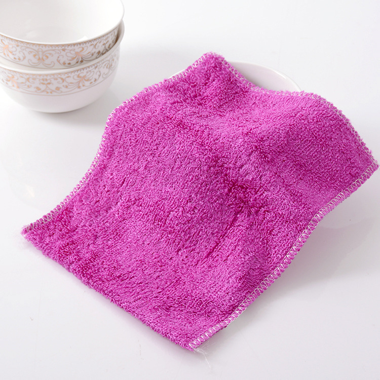18*23 non-stick oil dishcloth 18*16cm dishcloth kitchen double bamboo fiber dishcloth 27*30cm wholesale