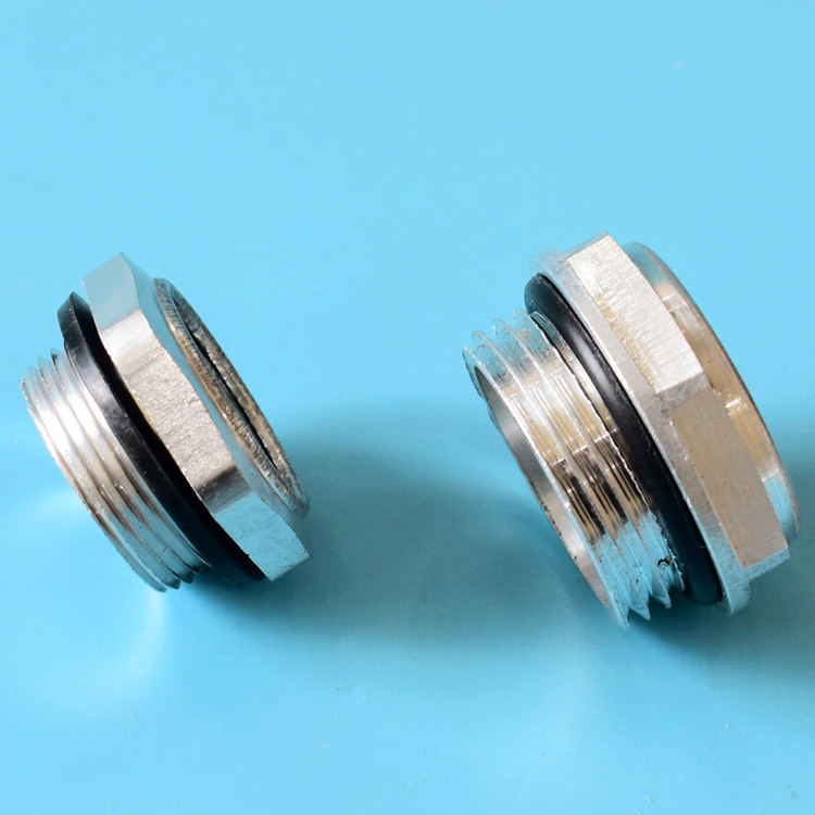 Manufacturer's Spot Aluminum Oil Mirror Aluminum Oil Label Aluminum Alloy Oil Window Hexagonal Oil Viewing Mirror Reducer Vacuum Pump Accessories