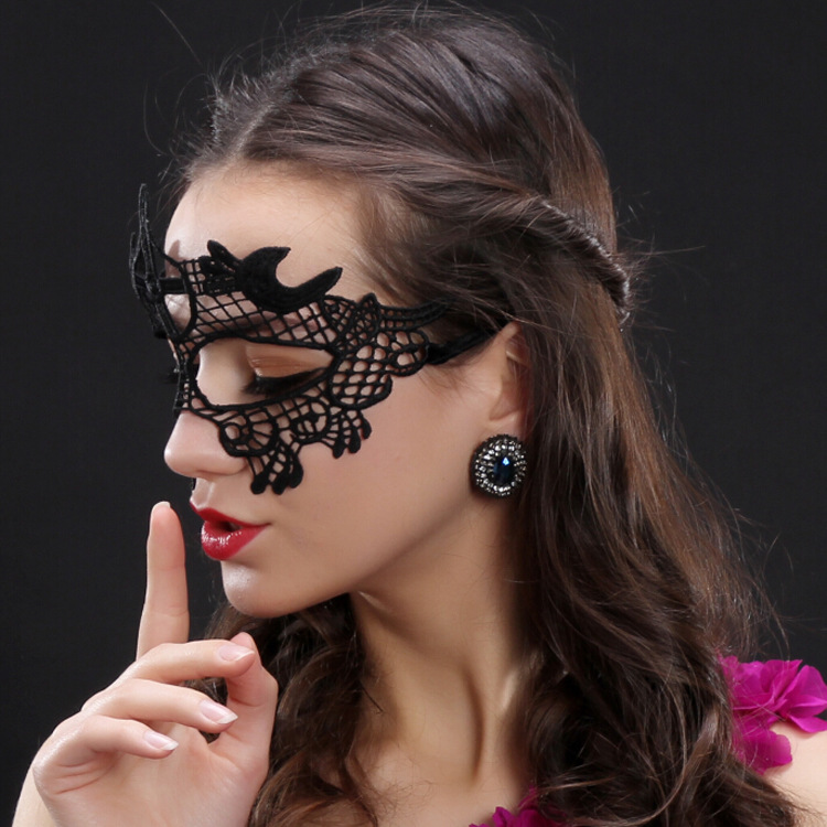 [Mysterious Angel] Factory Direct Fun Mask Lace Sexy Eye Mask Unshaped Christmas Festival Supplies