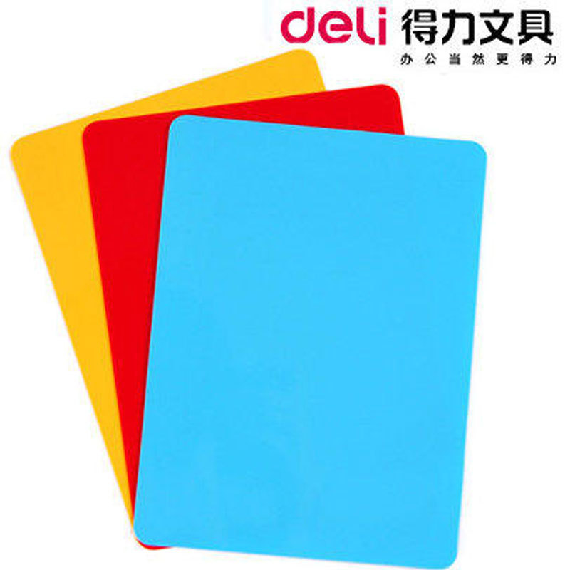 Deli 9353 writing pad test paper carbon board a4 plastic pad 298*198mm carbon pad