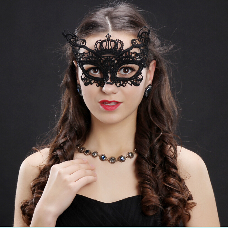 [Mysterious Angel] Factory Direct Fun Mask Lace Sexy Eye Mask Unshaped Christmas Festival Supplies
