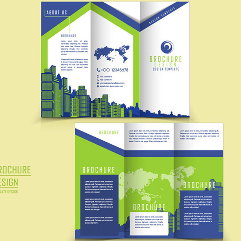 A4 Flyer Printing Booklet Coated Paper Black and White Instruction Manual Production Color Page Printing Business Card Advertising Digital Printing