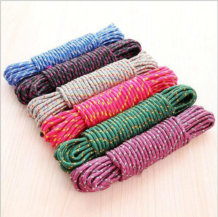 10m Clothesline Drying Quilt Rope Balcony Windproof Bold Clothesline Outdoor Travel Bold Nylon Rope