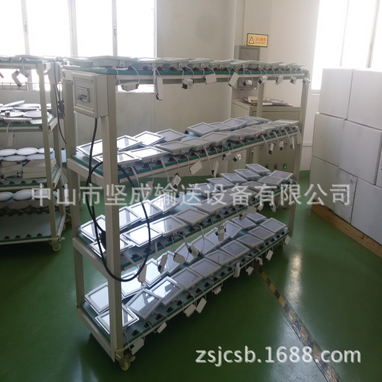 Zhongshan Factory Direct Sales Workshop Practical Aging Rack Movable Multi-Functional Four-Layer Aging Cart Lighting Aging
