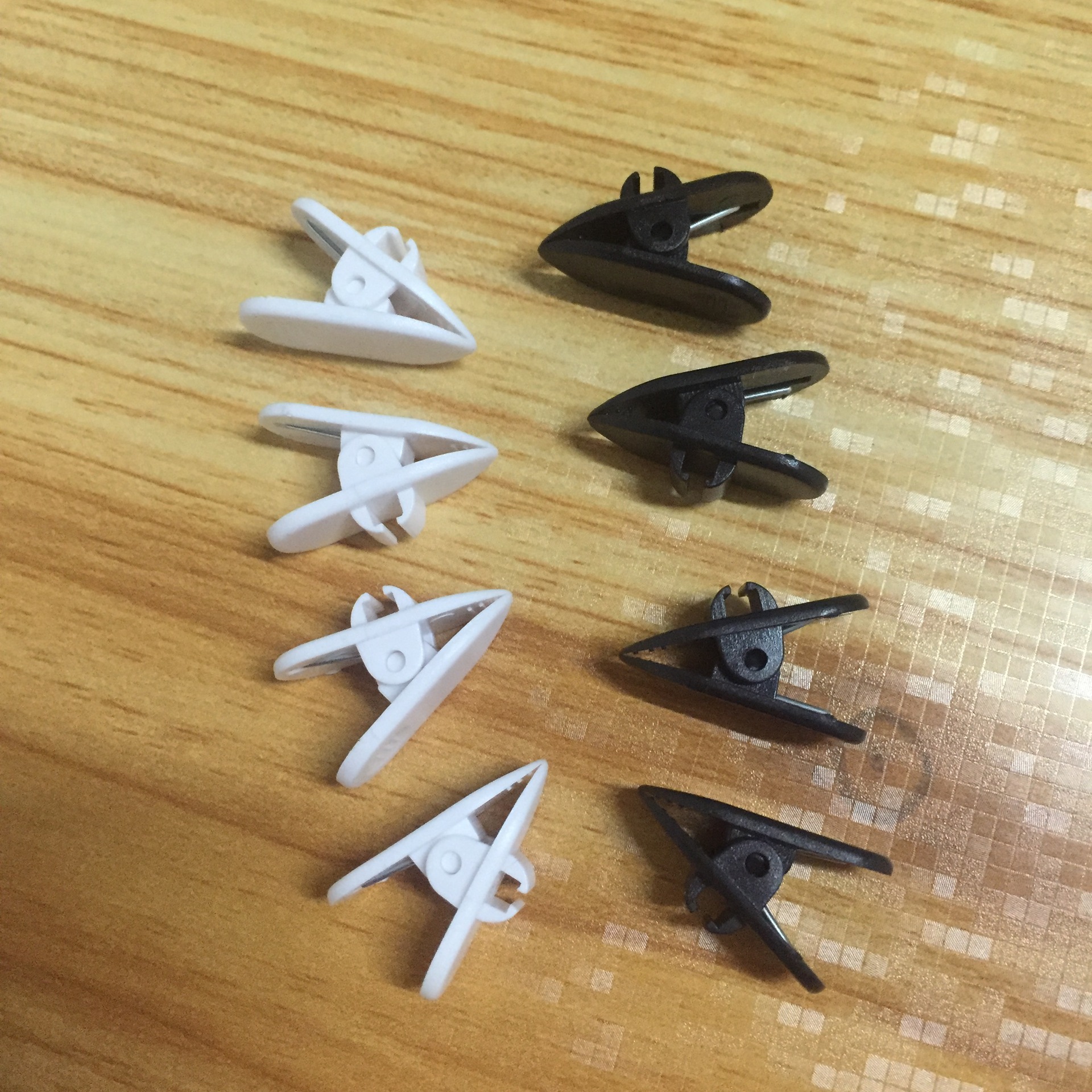 Headset cable clip plastic clip small clip headset accessories black and white optional