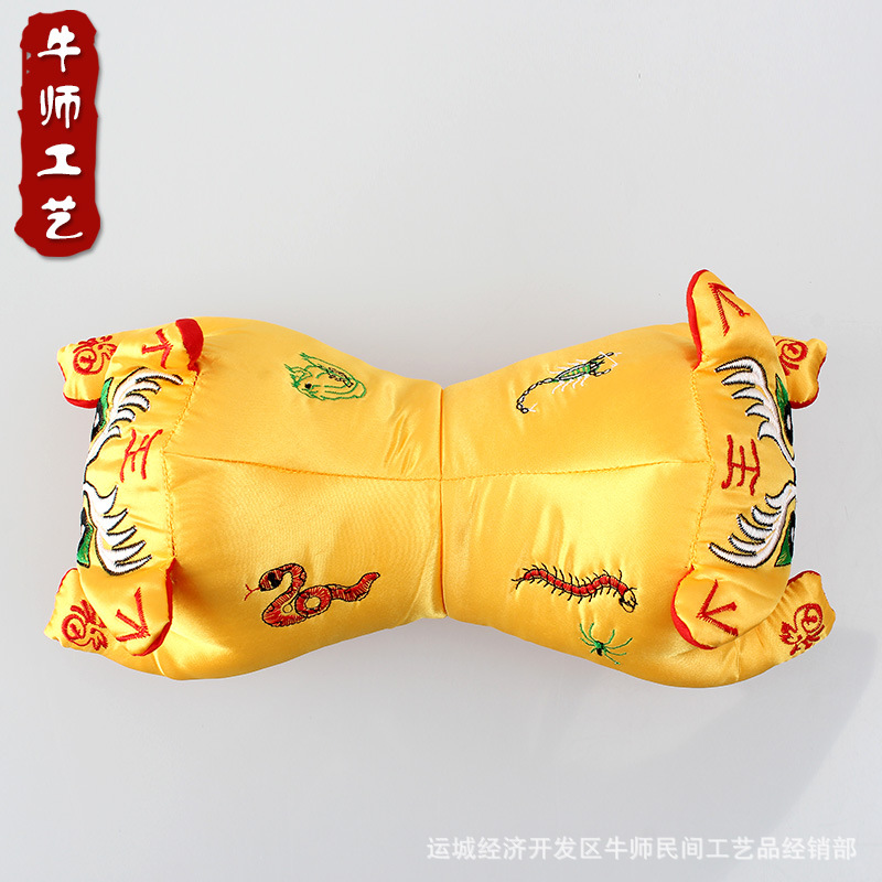 Shanxi Wudu Cloth Tiger Embroidered Pillow Confinement Full Moon 100 Days Old Souvenir Ornaments Finished Doll Toys
