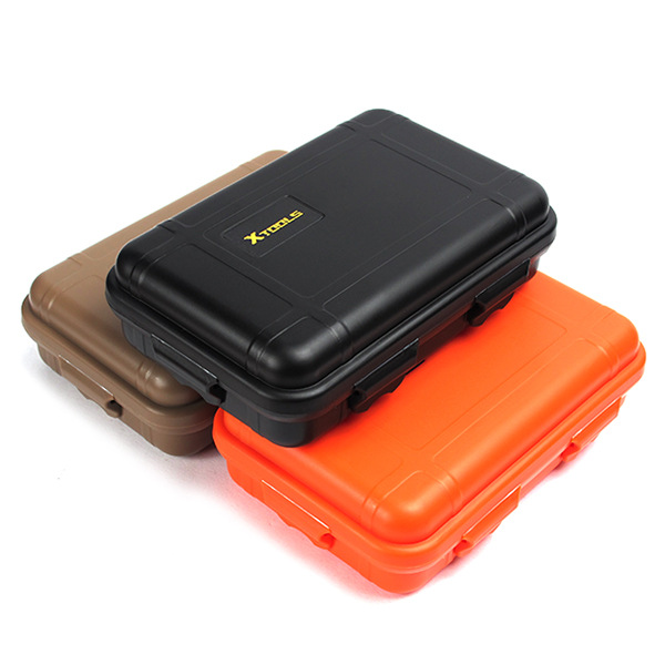 Large Edc Tool Outdoor Survival Set Box Bubble Wrap Anti-Pressure Waterproof Box Sealed Box Outdoor Survival Storage Box