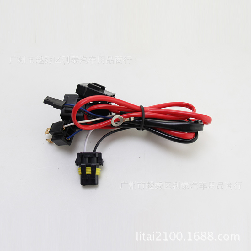 Factory wholesale car motorcycle headlight line group H4 xenon lamp telescopic variable light HID wire harness auto and motorcycle