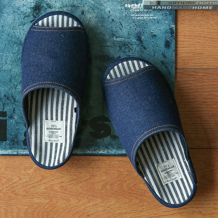 Special Clearance Flaws | Couple's Home Indoor Slippers Japanese Open Toe Breathable Thick Bottom Anti-Slip Waterproof Home Shoes