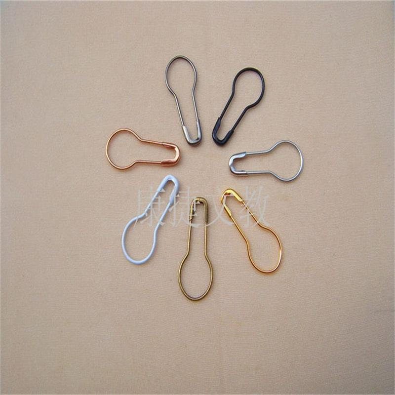 Manufacturers in stock supply clothing tag special environmental protection thick and thin wire copper iron stainless steel gourd pin pear-shaped buckle pin