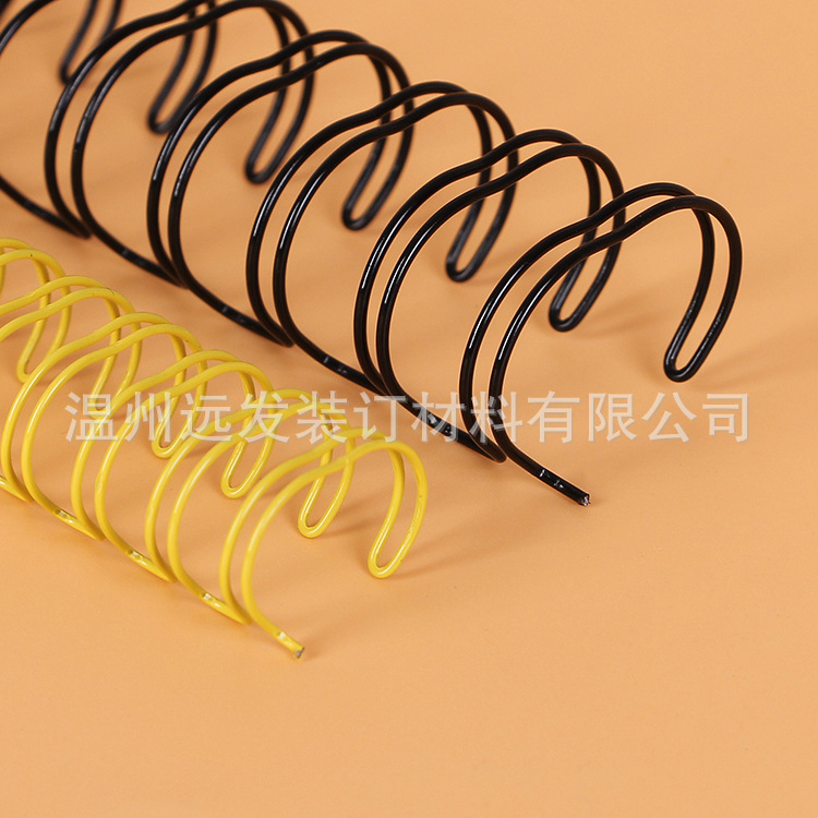 Table Calendar Metal Double Coil Customized Iron Screw Snake Ring Double Ring Notebook Stationery Loose-leaf Binding YO Coil