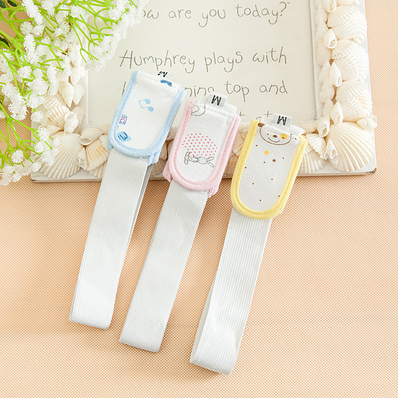 Мультяшные хлопковые подгузники для новорожденных и детей, фиксирующий ремень для подгузников, эластичный пояс