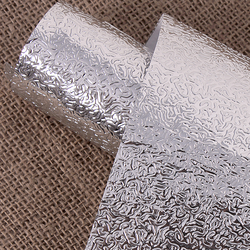 Self-adhesive Thickened Waterproof Kitchen Oil-proof Sticker High Temperature Stove Cabinet Fume Wall Sticker Moisture-proof Aluminum Foil Tin Paper