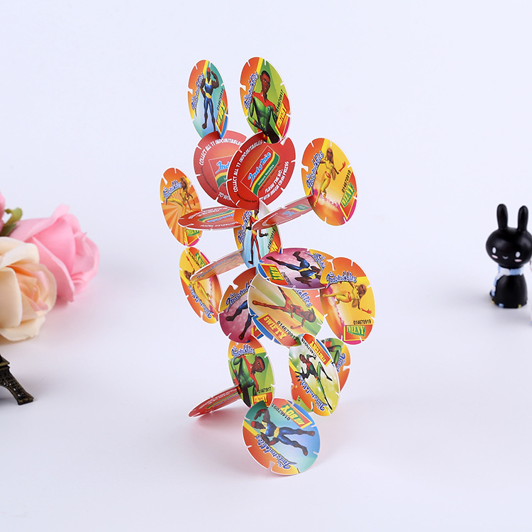 Wholesale and Wholesale Hot Selling Cartoon Characters Top 3D Swivel Card Swivel Children's Educational Toys