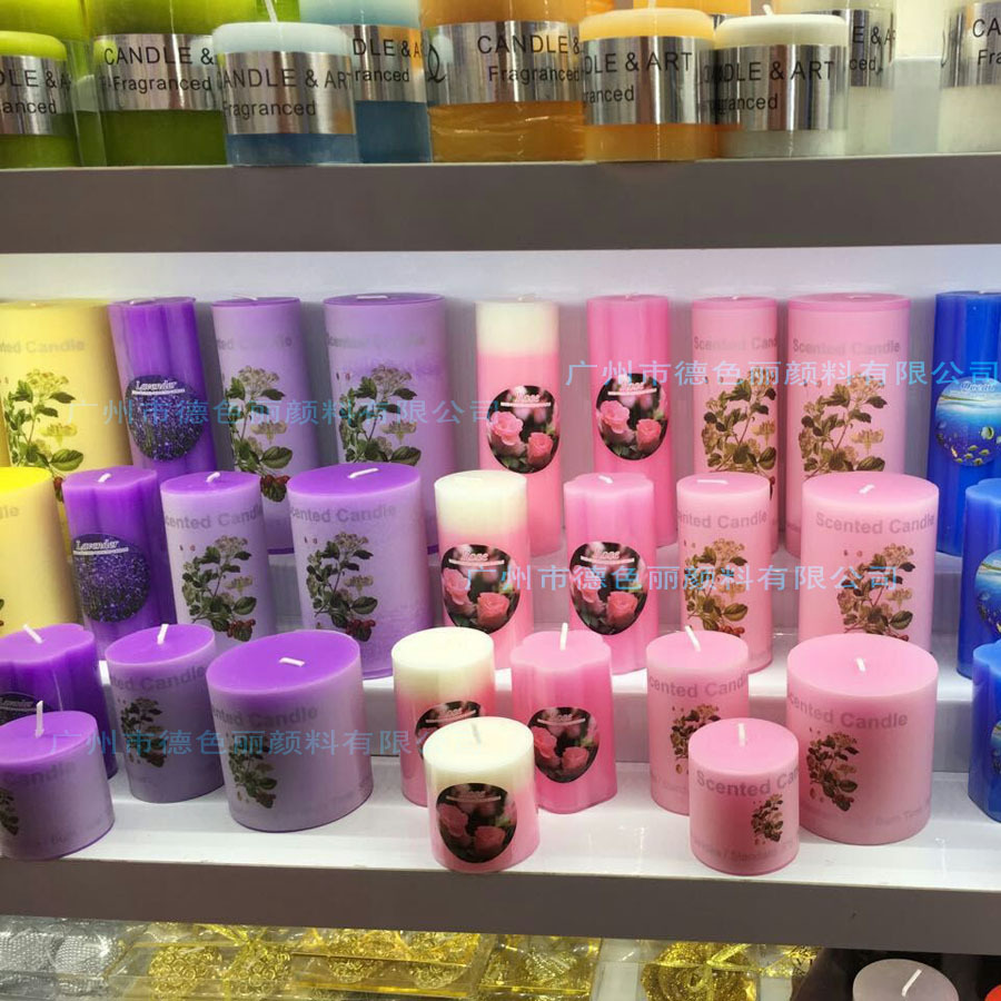 Furniture Candle PiGment 100-3G Transparent Yellow Tea Wax Color Powder Jelly Candle Transparent Dye